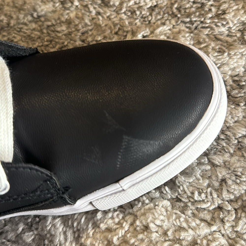 Soda leather black and white high top shoes | SIZE 9 - Picture 5 of 7